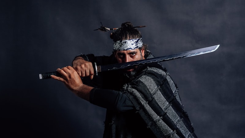 Sekiro anime samurai warrior with sword