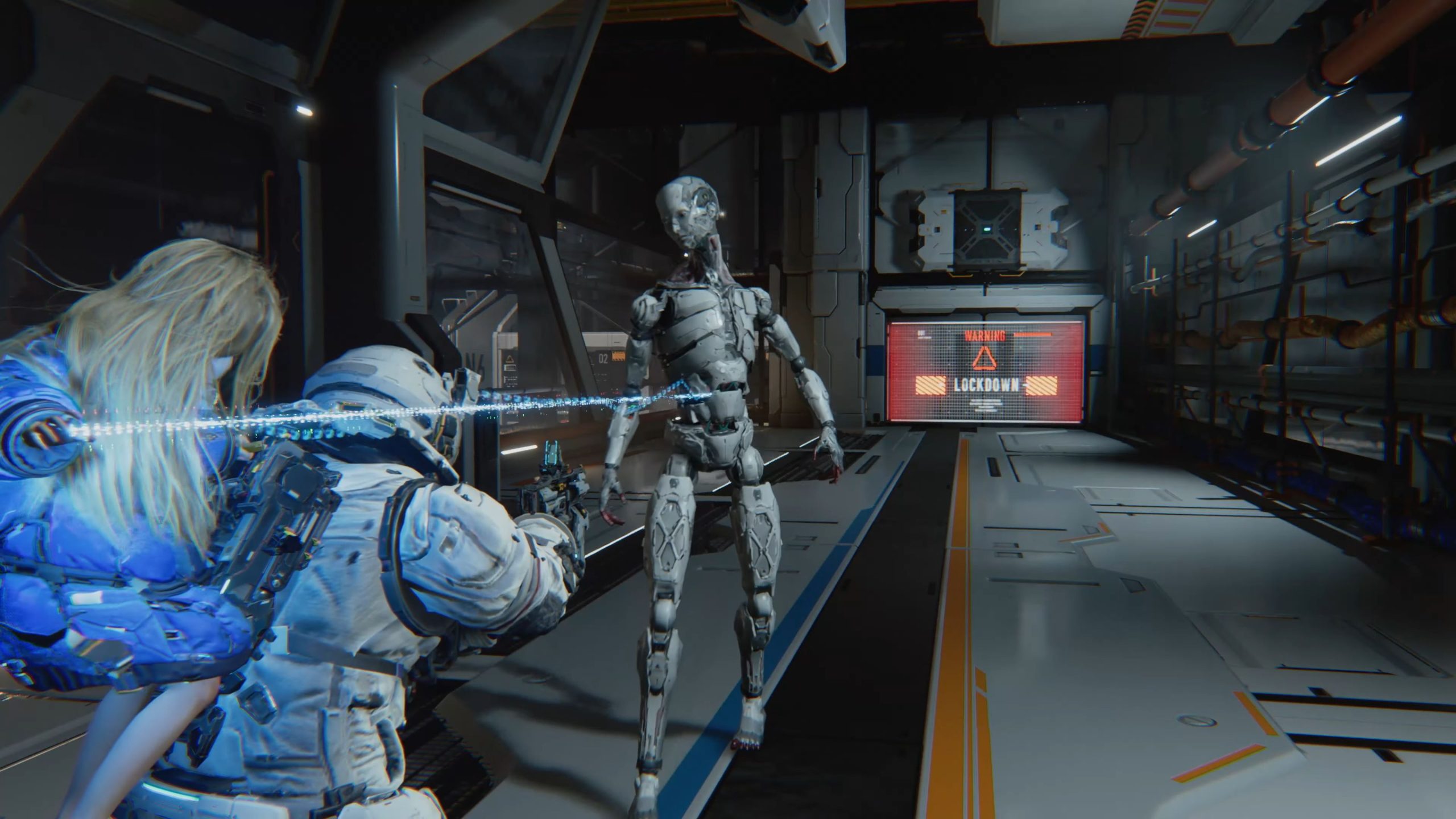 Pragmata gameplay screenshot
