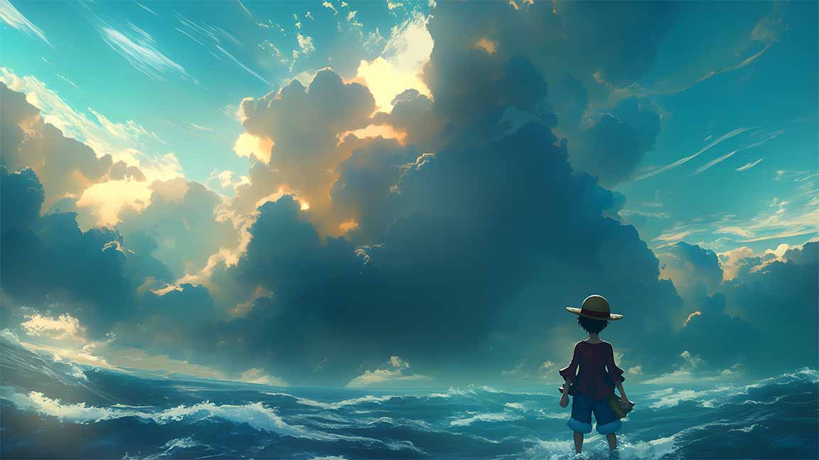 One Piece Stormy Ocean Rain Devil Fruit