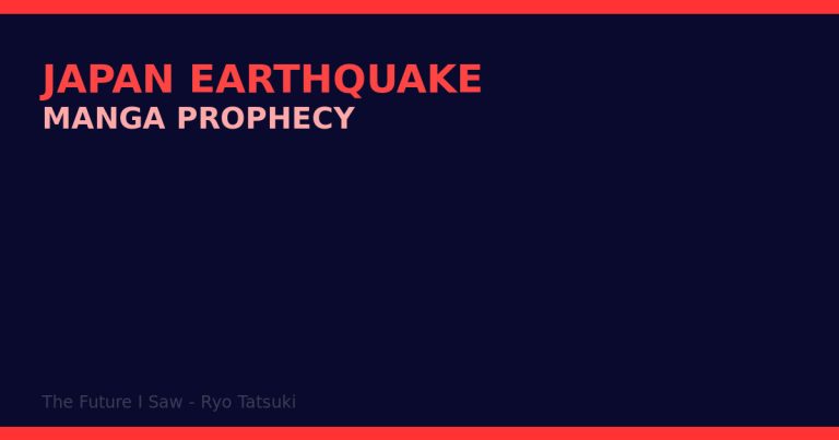 A 1999 Manga Predicted Japan 2011 Earthquake Now Claims a Mega Disaster Hits July 2025