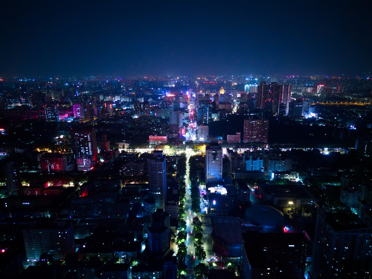 Anime-style city at night representing the exciting Summer 2026 anime season