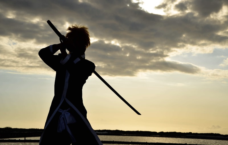 Anime warrior silhouette at sunset representing Summer 2026 anime lineup