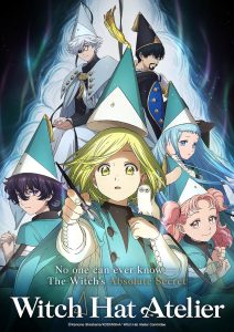 Witch Hat Atelier anime poster featuring Coco and magical artwork