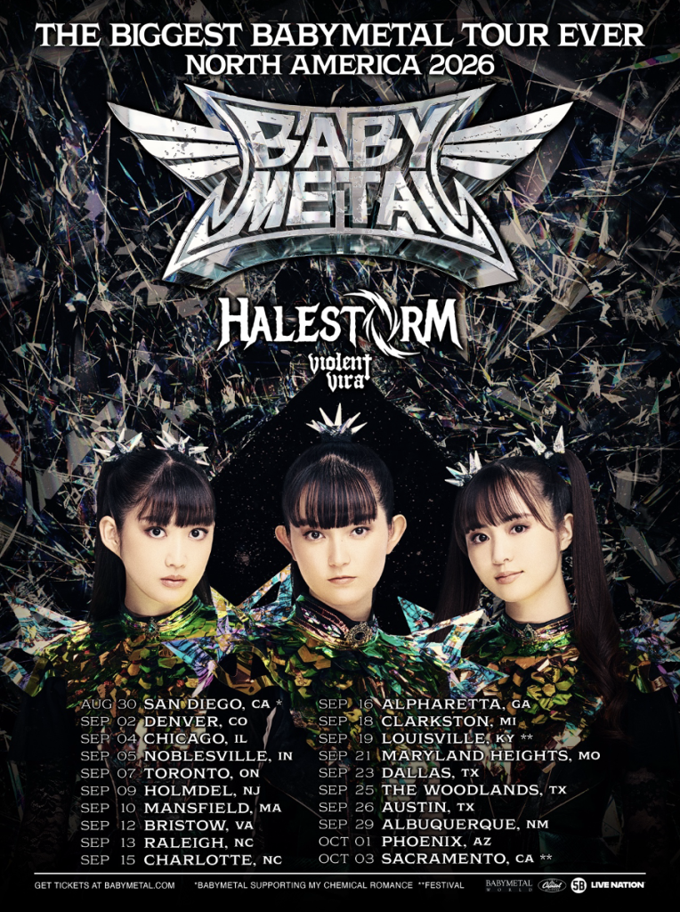 BABYMETAL Just Announced a 20-Date Arena Tour With Halestorm — And It’s the Loudest Flex in Japanese Music History