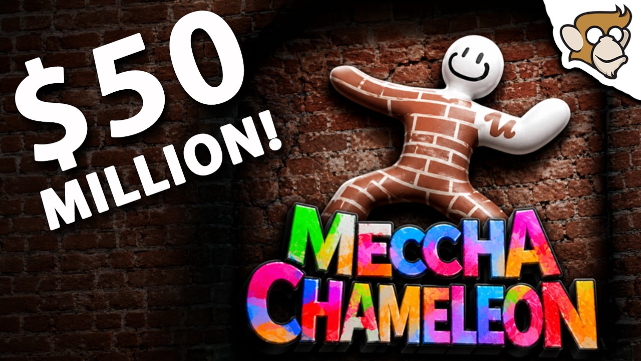 Meccha Chameleon hide-and-seek paint game