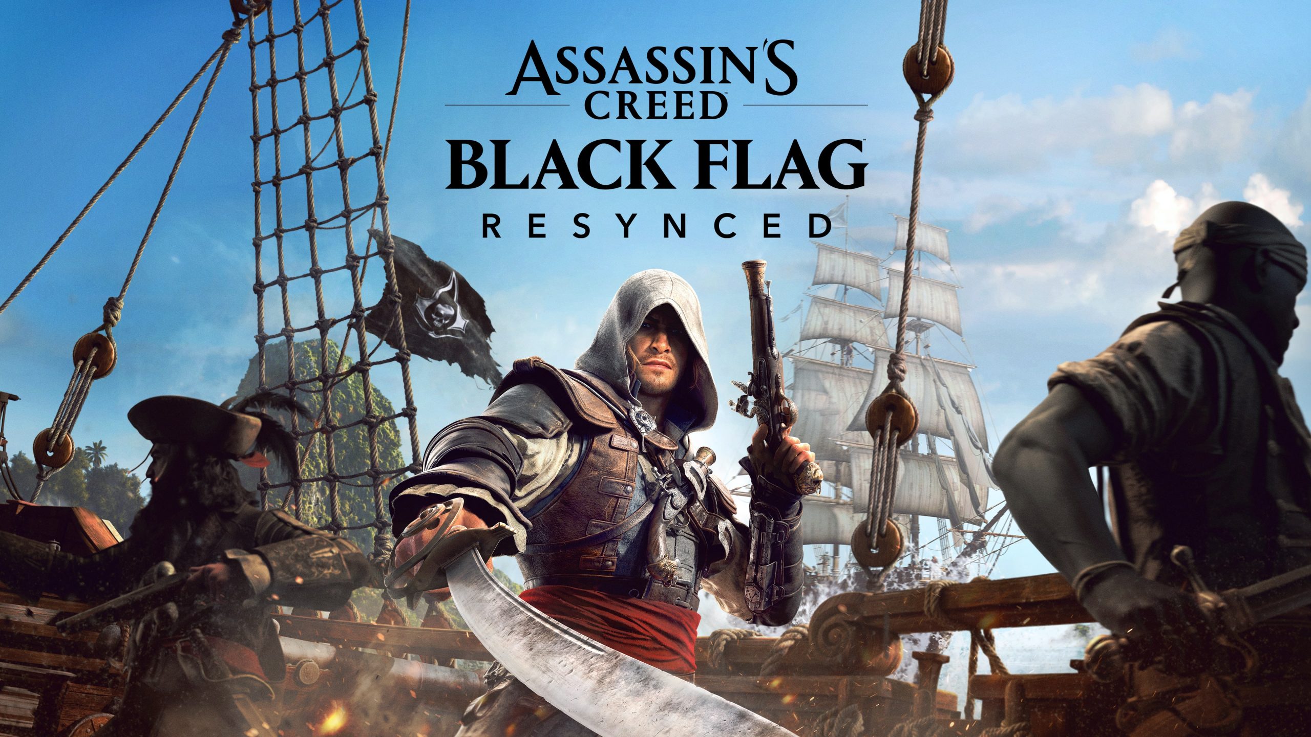 Assassin's Creed Black Flag Resynced key art