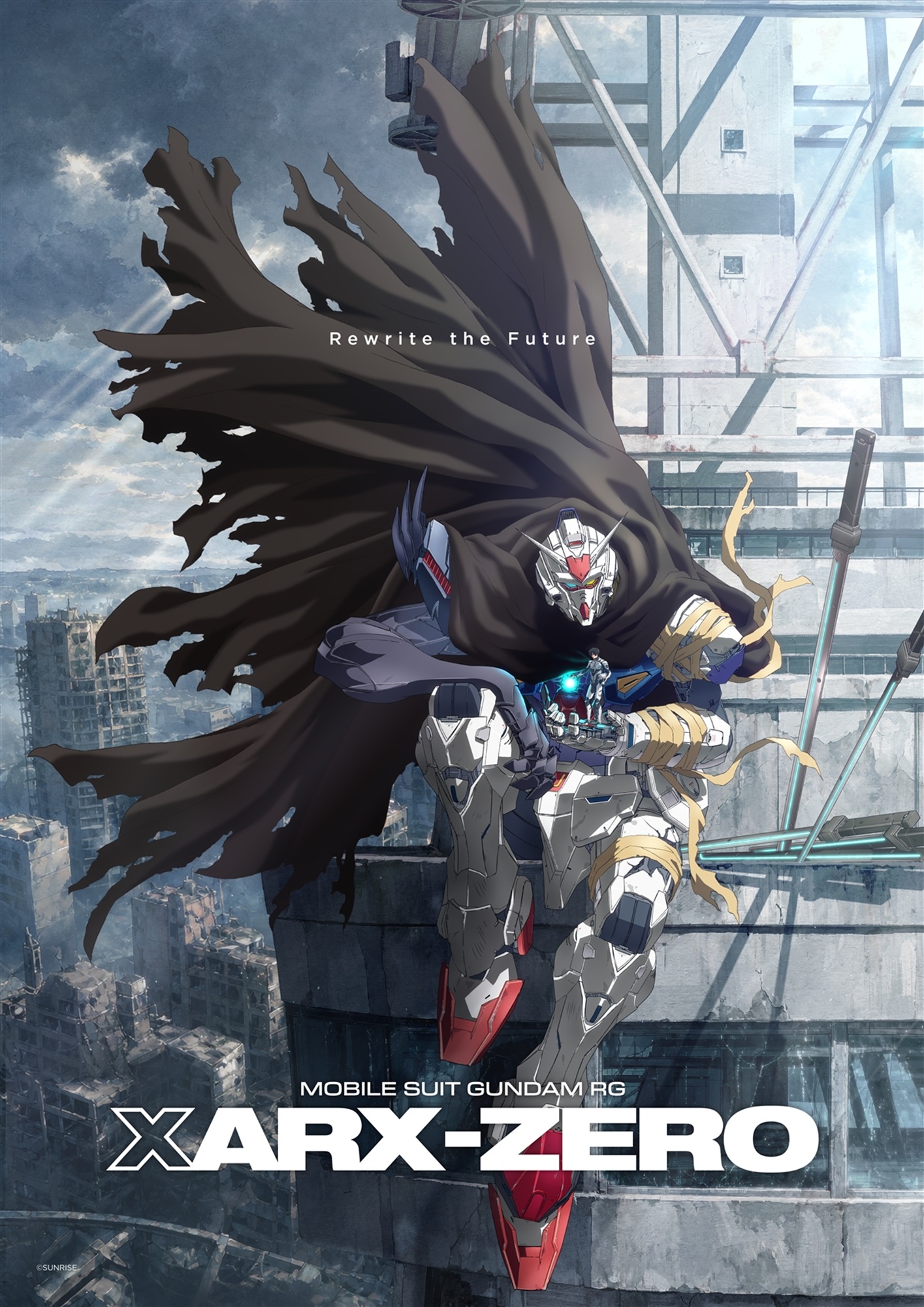 Mobile Suit Gundam RG XARX-ZERO official key visual revealed at SDCC 2026