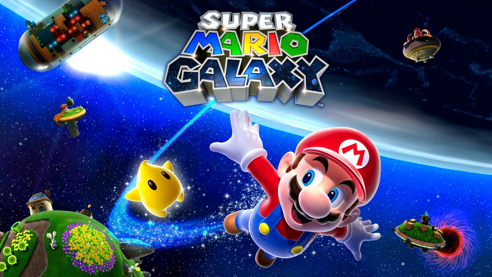 Super Mario Galaxy game artwork on Nintendo Switch