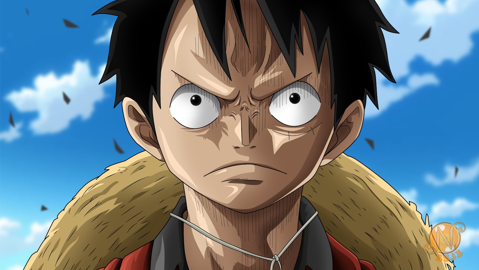 One Piece anime straw hat fan art