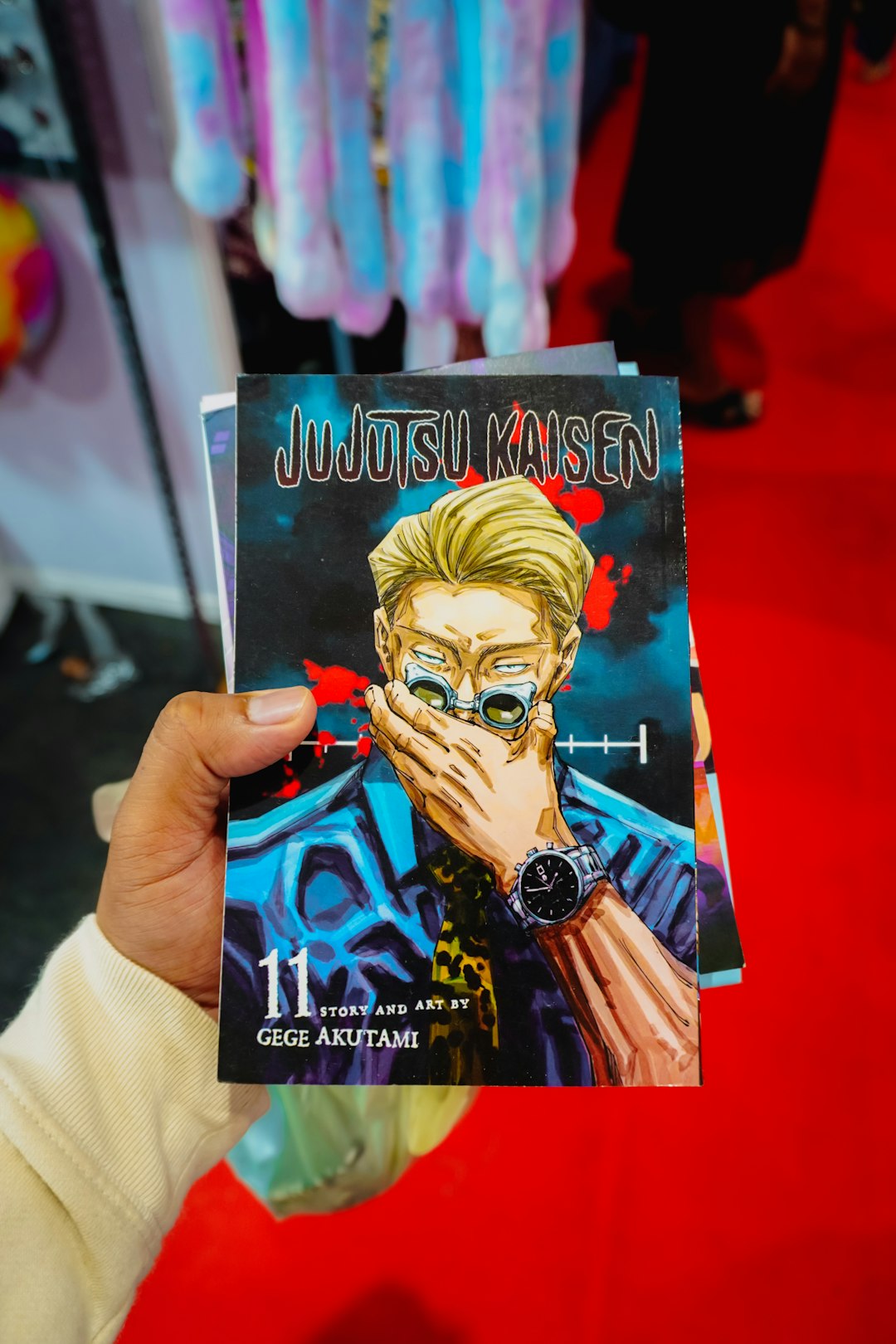 Jujutsu Kaisen manga volume displayed