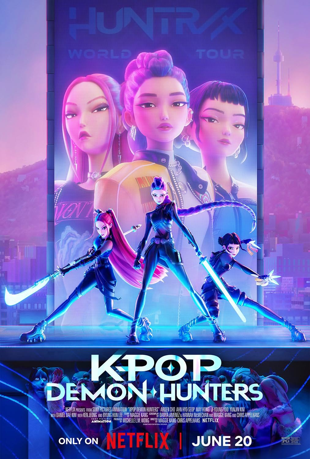 KPop Demon Hunters anime series on Netflix